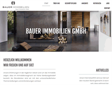 Tablet Screenshot of bauer-immobilie.de